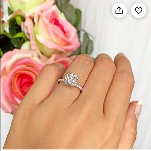 Tiger gem stones 2.25 carat ring